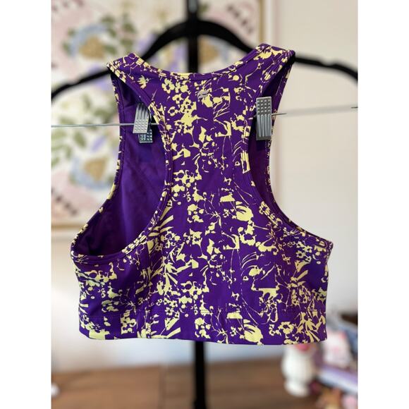 Fabletics Deva Midi Medium Impact Sports Bra Floral Breakdown Womens Size Medium - Picture 6 of 9